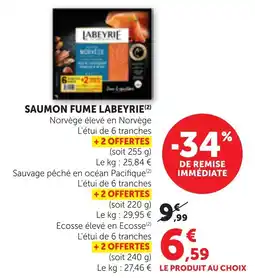 Bi1 LABEYRIE SAUMON FUME offre