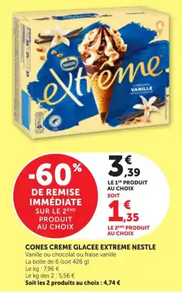 Bi1 Nestle Cones Creme Glacee Extreme offre