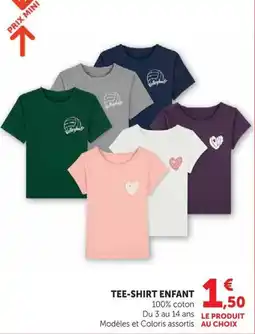Super U TEE-SHIRT ENFANT offre