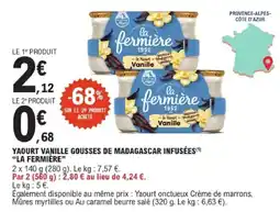 E.Leclerc La Fermière Yaourt Vanille offre