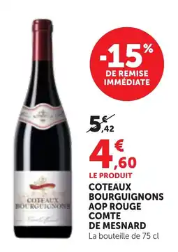 Bi1 Comte de Mesnard Coteaux Bourguignons offre