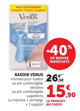 Bi1 Gillette Venus Rasoir Intimate offre