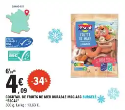 E.Leclerc Escal Cocktail de fruits de mer durable offre