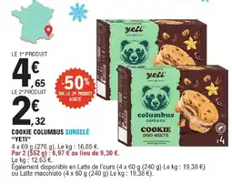 E.Leclerc yeti cookie columbus offre