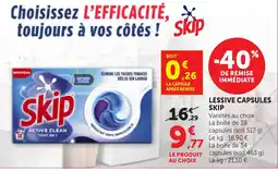 Bi1 Skip Lessive capsules offre
