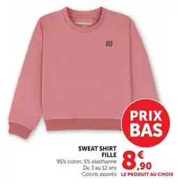 Super U bikini&bikini Sweat shirt fille offre