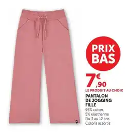 Super U PANTALON DE JOGGING FILLE offre