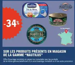 E.Leclerc Nautilus Foie de Morue offre