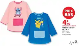 Super U TABLIER ENFANT LICENCE offre