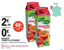 E.Leclerc Knorr & La Potagère Gaspacho offre