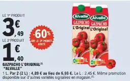 E.Leclerc Alvalle Gazpacho L'Original offre