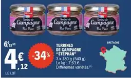 E.Leclerc STÉPHAN Terrine de Campagne offre