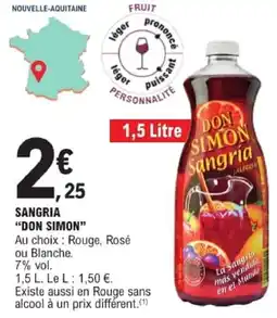 E.Leclerc DON SIMON Sangria offre