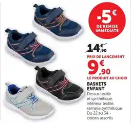 Super U BASKETS ENFANT offre