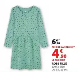 Super U Robe fille offre