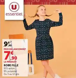 Super U Essentiel robe fille offre