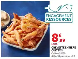 Bi1 CREVETTE ENTIÈRE CUIT offre