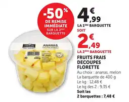 Bi1 Florette Fruits Frais Découpés offre