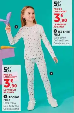 Super U TEE-SHIRT FILLE offre