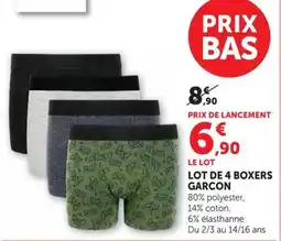 Super U BOXERS GARCON offre
