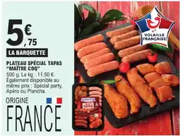 E.Leclerc Maître Coq Plateau spécial tapas offre