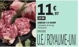 E.Leclerc AGNEAU 1/4 AVANT offre