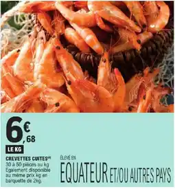 E.Leclerc CREVETTES CUITES offre
