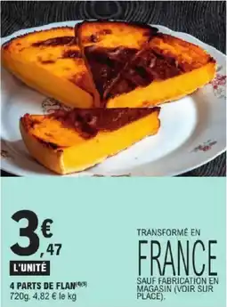 E.Leclerc Flan offre