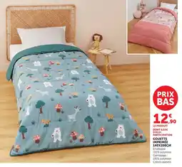 Super U Couette imprimée offre