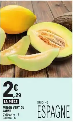 E.Leclerc Melon Vert ou Jaune offre