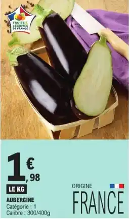 E.Leclerc Aubergine offre