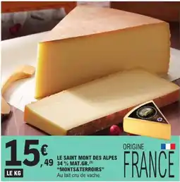 E.Leclerc Monts&terroirs le saint mont des alpes offre