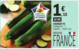 E.Leclerc FRUITS & LEGUMES DE FRANCE COURGETTE offre