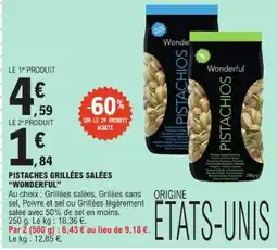 E.Leclerc Wonderful Pistachios offre