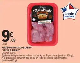 E.Leclerc Lapin LOEUL & PIRIOT offre