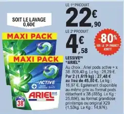 E.Leclerc ARIEL Lessive offre