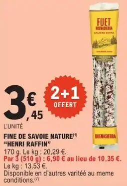 E.Leclerc BUENASIERRA Fuet offre