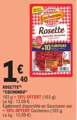 E.Leclerc Cochonou Rosette offre