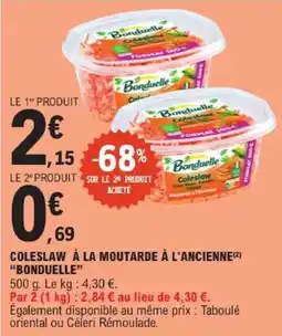 E.Leclerc Bonduelle Coleslaw offre