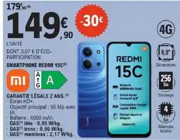 E.Leclerc REDMI 15C offre