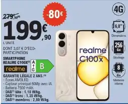 E.Leclerc realme C100x offre