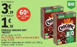 E.Leclerc Nestlé Céréales Chocapic Bio offre