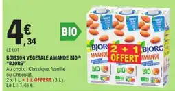 E.Leclerc BJORG Boisson végétale amande offre