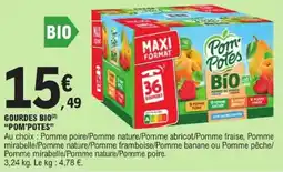 E.Leclerc Pom'Potes Gourdes Bio offre