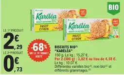 E.Leclerc Karéléa Biscuits Bio offre