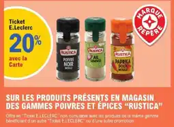 E.Leclerc Rustica Poivre Noir Moulu offre