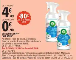 E.Leclerc AIR WICK DÉSODORISANT offre