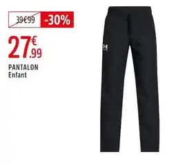 Intersport Under Armour Pantalon Enfant offre