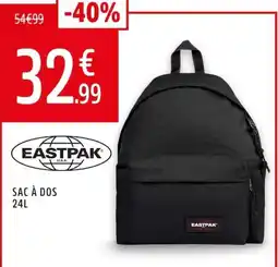 Intersport EASTPAK SAC À DOS offre