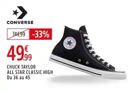 Intersport CONVERSE CHUCK TAYLOR ALL STAR CLASSIC HIGH offre